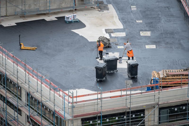 Roofing Work on Commercial Buildings